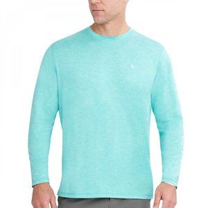 Spyder Men's Sun Tee (Rash Guard), 50+ UPF, lightweight in Green